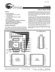 32Kx8 Static RAM CY62256