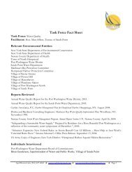 Task Force Fact Sheet - Town of North Hempstead