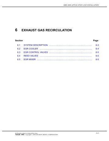 Chapter 6 - Exhaust Gas Recirculation System - ddcsn