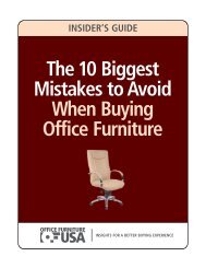 The 10 Biggest Mistakes to Avoid When Buying Office Furniture