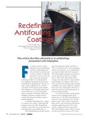 Redefining Antifouling Coatings - PaintSquare