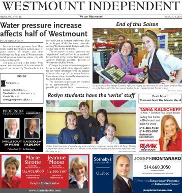 May 24 - Westmount Independent