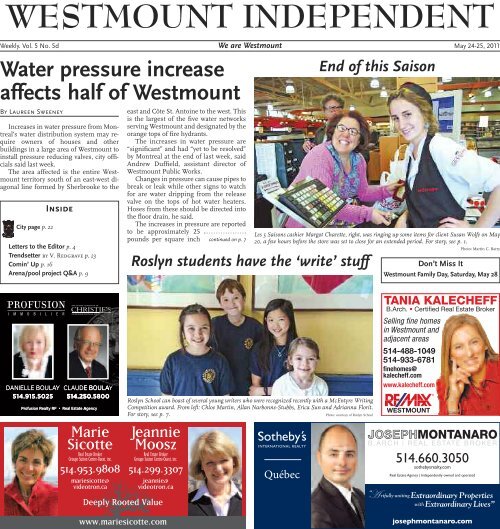 May 24 - Westmount Independent