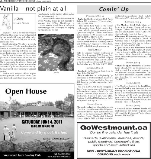 May 24 - Westmount Independent