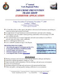 2009 crime prevention trade show exhibitor application