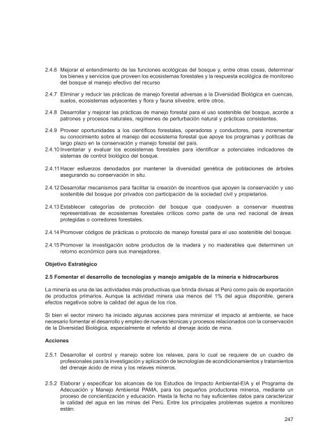 Compendio de la legislación ambiental peruana - CDAM - Ministerio ...