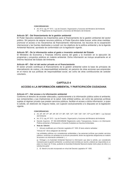 Compendio de la legislación ambiental peruana - CDAM - Ministerio ...