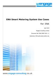 Smart metering system use cases - Energy Networks Association