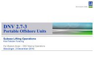 DNV 2.7-3 Portable Offshore Units - Kranteknisk Forening