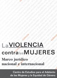 La Violencia contra las Mujeres. Marco jurÃ­dico nacional e ...