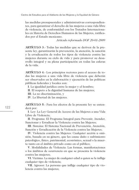 La Violencia contra las Mujeres. Marco jurÃ­dico nacional e ...