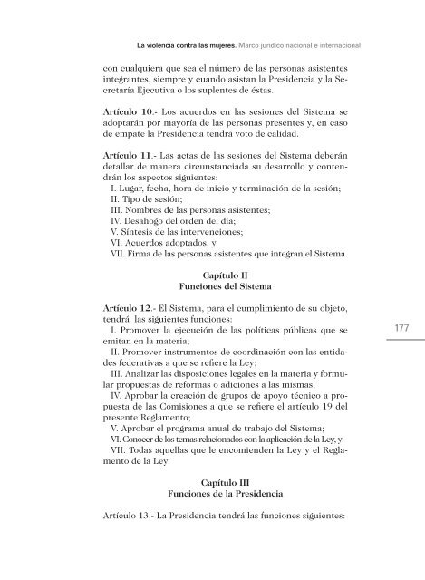 La Violencia contra las Mujeres. Marco jurÃ­dico nacional e ...