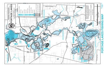 portage lakes fishing map Portage Lakes Fishing Map Ohio Department Of Natural Resources portage lakes fishing map