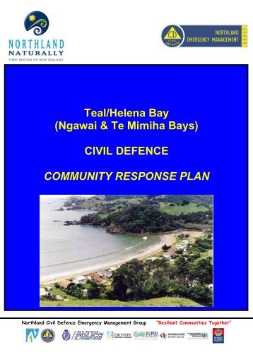 Teal/Helena Bay CIVIL DEFENCE COMMUNITY RESPONSE PLAN