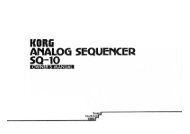 Korg SQ-10 Owners Manual - Lojinx