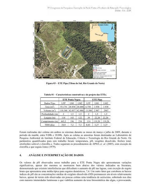 ciclo do fÃ³sforo em dois sistemas de lagoas de estabilizaÃ§Ã£o no rio ...