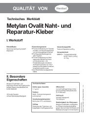 Metylan Ovalit Naht- und Reparatur-Kleber - Henkel