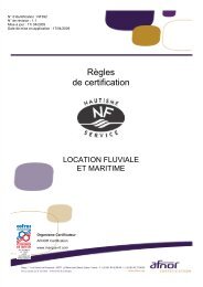 Téléchargez les règles de certification NF392 - Marque NF