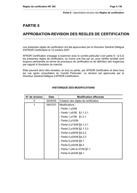 Téléchargez les règles de certification NF392 - Marque NF
