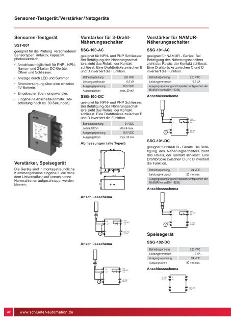 A S SchlÃ¼ter - SchlÃ¼ter Automation und Sensorik GmbH