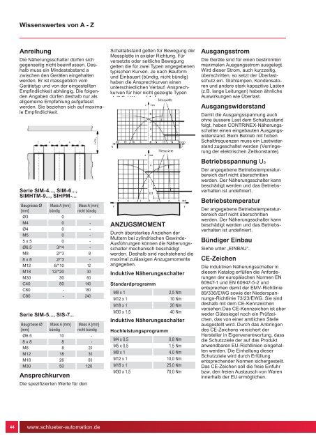 A S SchlÃ¼ter - SchlÃ¼ter Automation und Sensorik GmbH