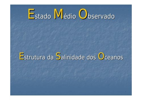 Salinidade - Torre: Tempo e Clima - Universidade de Aveiro