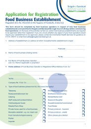Application form to register a food premises (PDF document [34.4Kb])