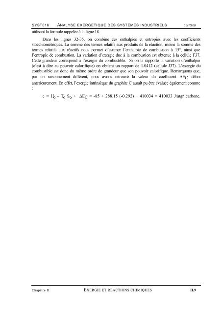 analyse exergetique des systemes industriels - LASSC - Université ...