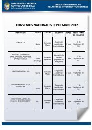 CONVENIOS NACIONALES SEPTIEMBRE 2012