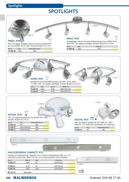 74. Downlights, Spotlights - Elnu.se