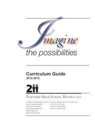 Curriculum Guide - Township High School District 211