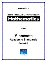 Scott Foresman â Addison Wesley Mathematics