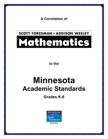 Scott Foresman â Addison Wesley Mathematics