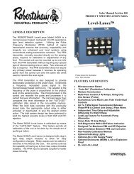 Level-Lance™ Model 5400A - Robertshaw Industrial Products