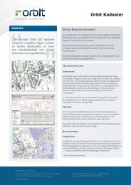 Orbit Kadaster - Orbit GeoSpatial Technologies