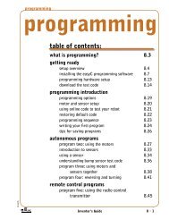 Programming - VEX Robotics