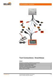 Tool Connections / AnschlÃ¼sse - Belimo