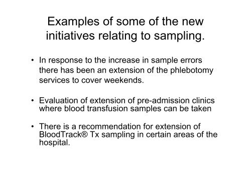 Reflection on 10 years of NHO Reporting - Irish Blood Transfusion ...