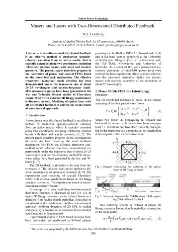 Masers and Lasers with Two-Dimensional Distributed Feedback