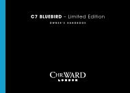 C7 BLUEBIRD â Limited edition - Christopher Ward