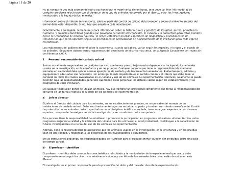 Consejo Canadiense de ProtecciÃ³n de los Animales MANUAL ...