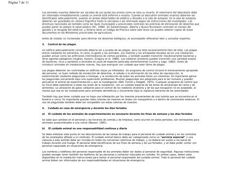 Consejo Canadiense de ProtecciÃ³n de los Animales MANUAL ...