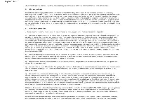 Consejo Canadiense de ProtecciÃ³n de los Animales MANUAL ...