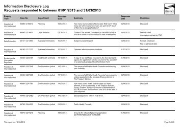 Crystal Reports - - Thanet District Council