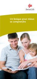 Un lexique pour mieux se comprendre - Swiss Life