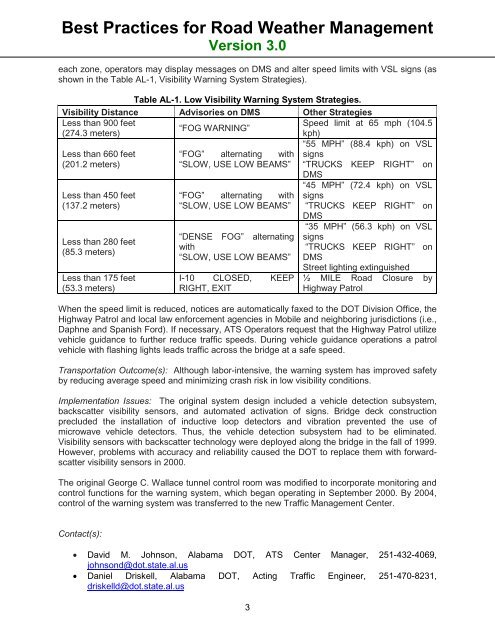 Road Weather Management Program - FHWA Operations - U.S. ...