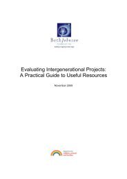 Evaluating Intergenerational Projects: A Practical Guide to Useful ...