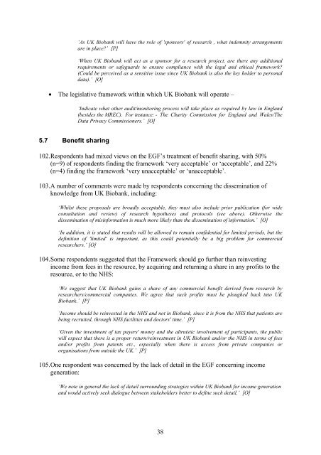 UK BIOBANK Ethics and Governance Framework ... - Wellcome Trust
