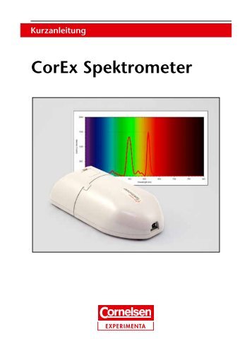 CorEx Spektrometer - Cornelsen Experimenta