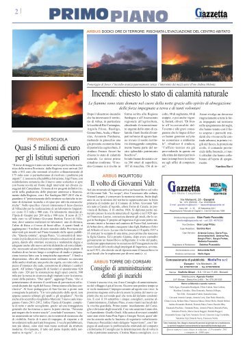 16 gazzetta blocco 2-11.pdf - La Gazzetta del Medio Campidano